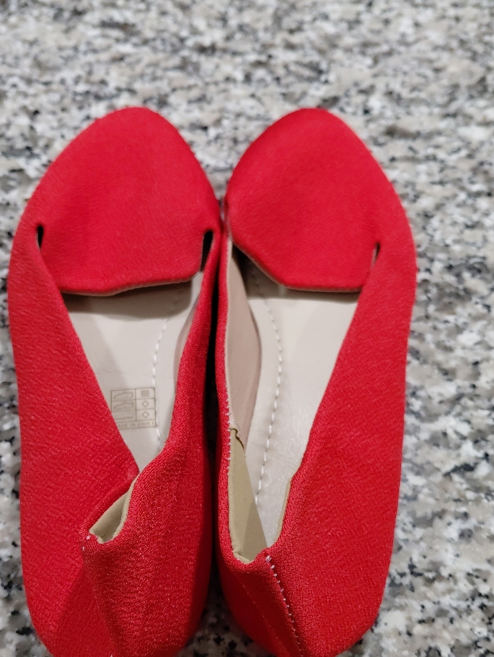 Women’s Red Classic Slip-On Flats